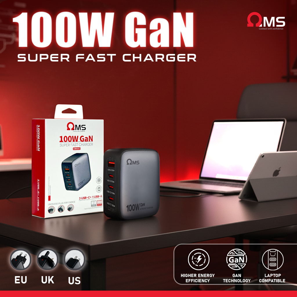 100W GaN Super Fast Charger