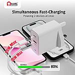 OM423 DUAL PORT SUPER FAST CHARGER 20W 25W - Image 3
