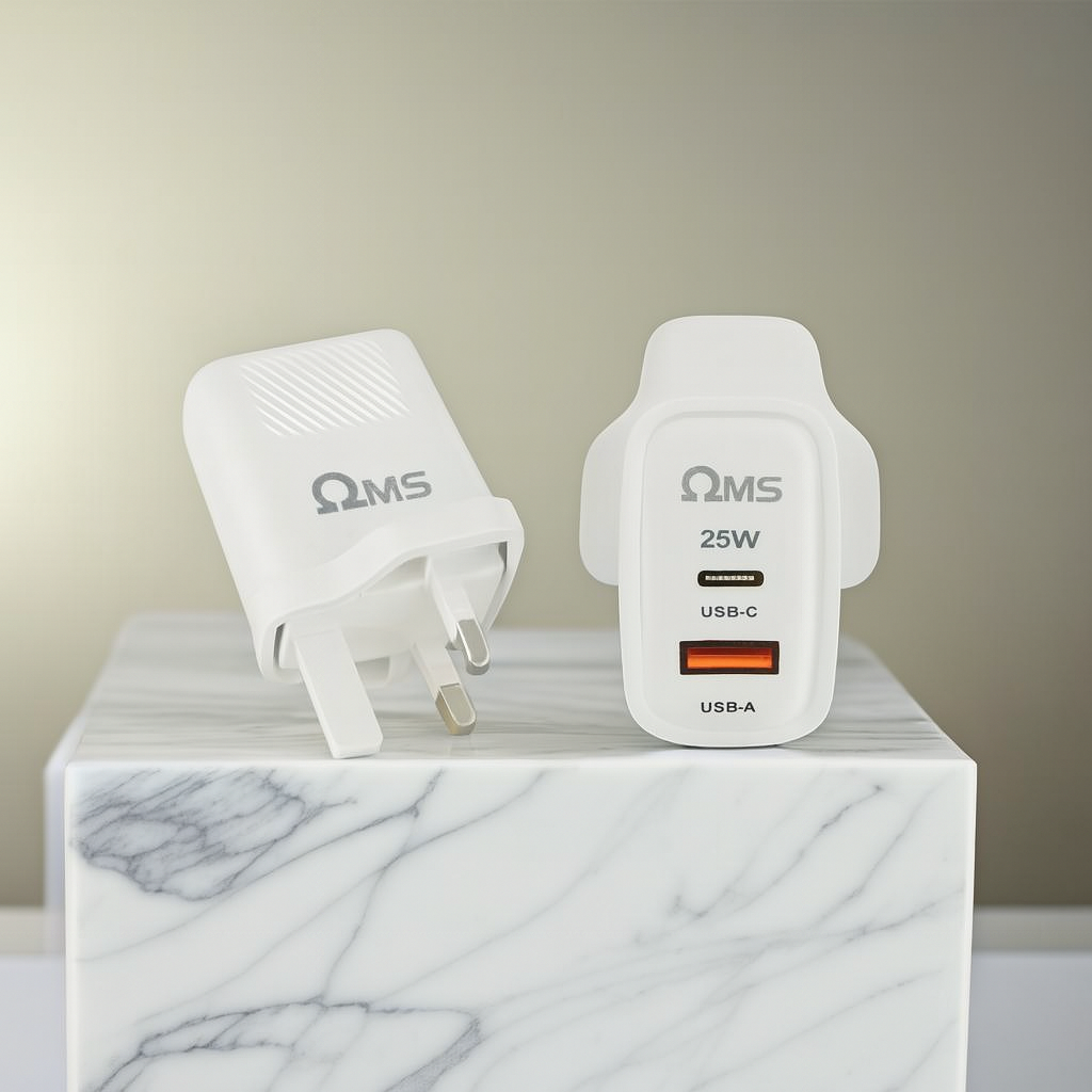 OM427-PD+USB DUAL PORT FAST CHARGER